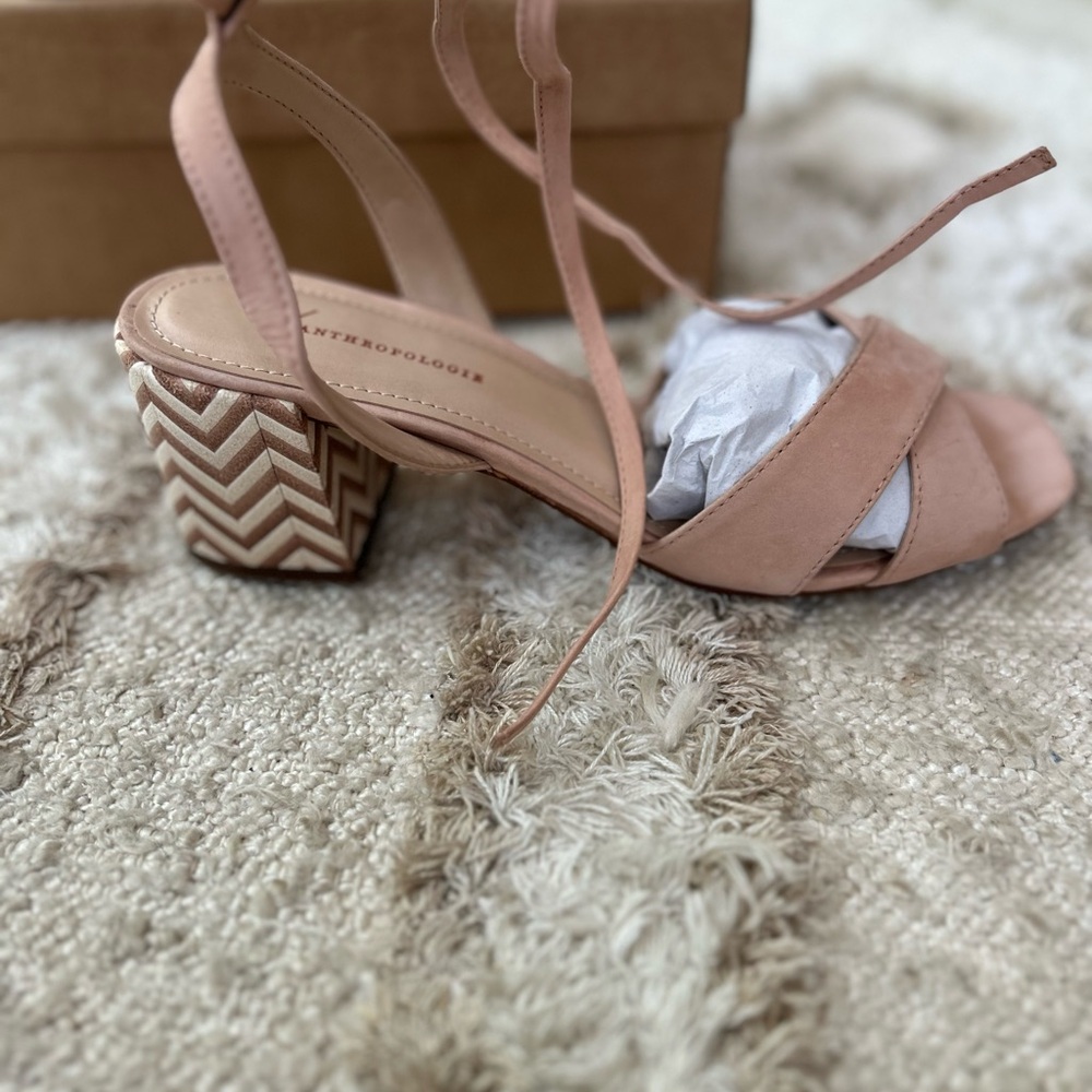 Anthropologie ankle tie sandal - Picture 9 of 9